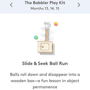 Lovevery Slide and Seek Ball Run